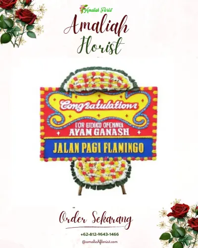 Bunga Papan Congratulation di Kampung Baru Nan Xx